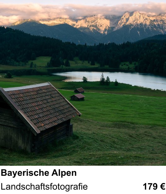 Kompakter Foto-Workshop rund um Bayerische Alpen: Landschaftsfotografie