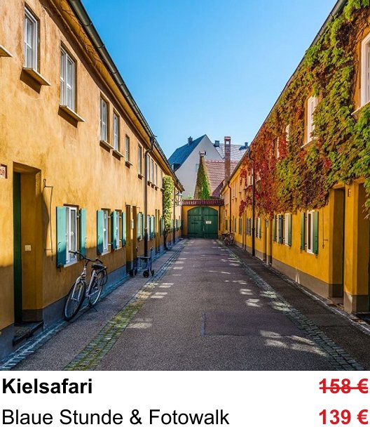 Fotoworkshop Kielsafari: Blaue Stunde & Fotowalk