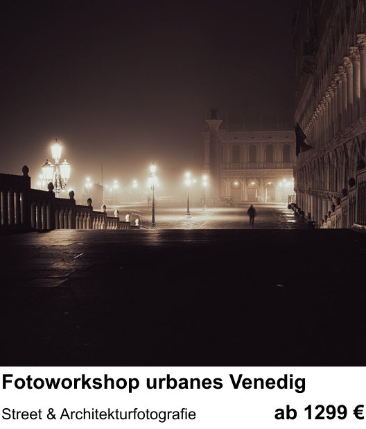 Kompakter Foto-Workshop rund um Fotoworkshop urbanes Venedig: Street & Architekturfotografie