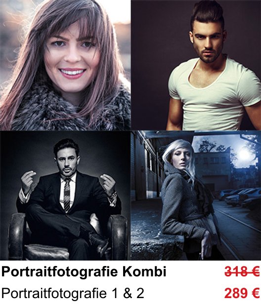 Kreativer Fotoworkshop Portrait-Fotokurs Teil 1 und 2 in Kiel