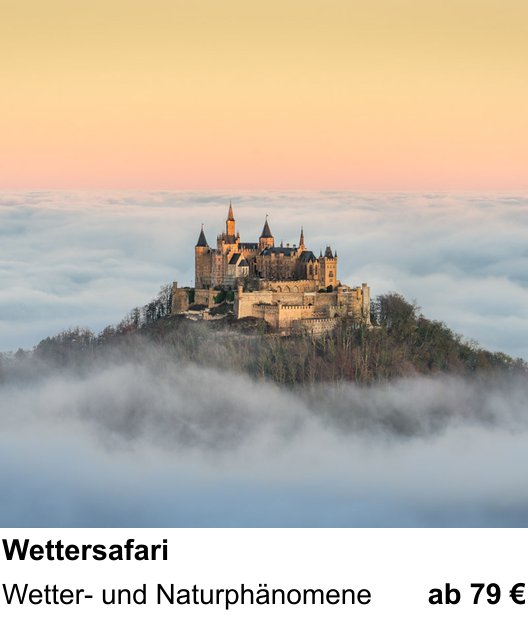 Kompakter Foto-Workshop rund um Wettersafari: Wetter- und Naturphänomene