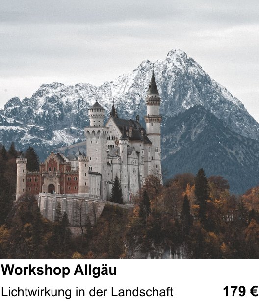 Kompakter Foto-Workshop rund um Workshop Allgäu: Lichtwirkung in der Landschaft